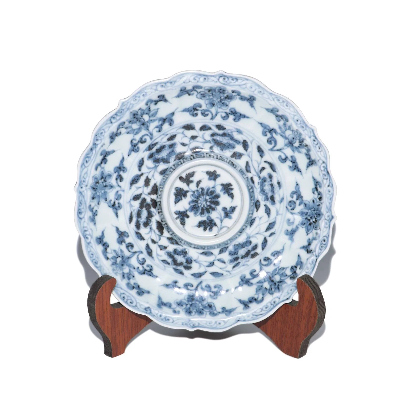 Blue and White Teacup Stand