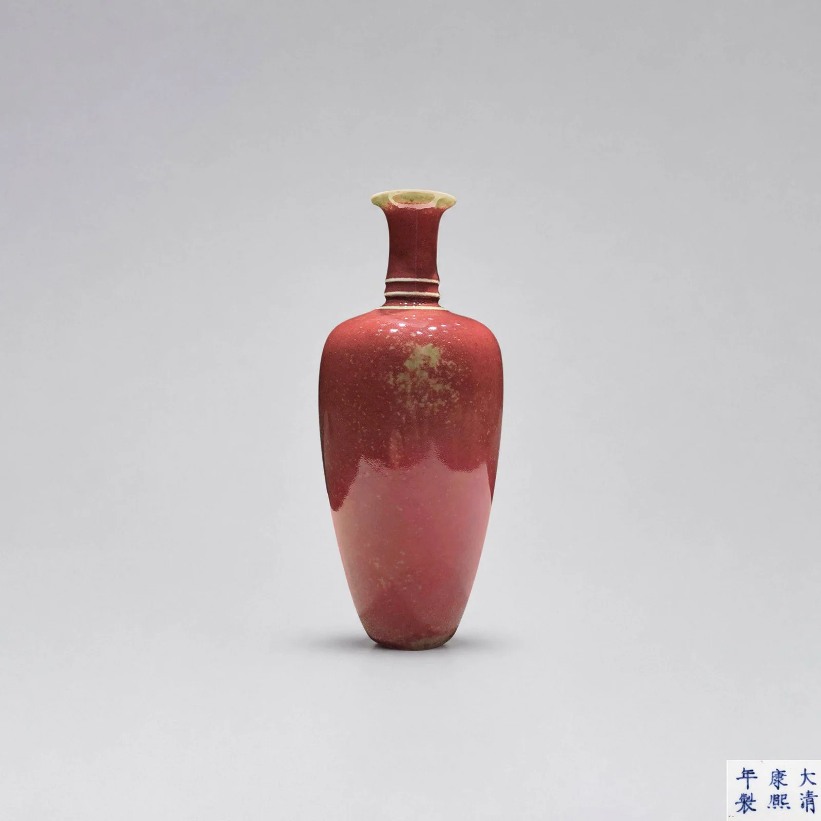 豇豆紅釉萊菔尊