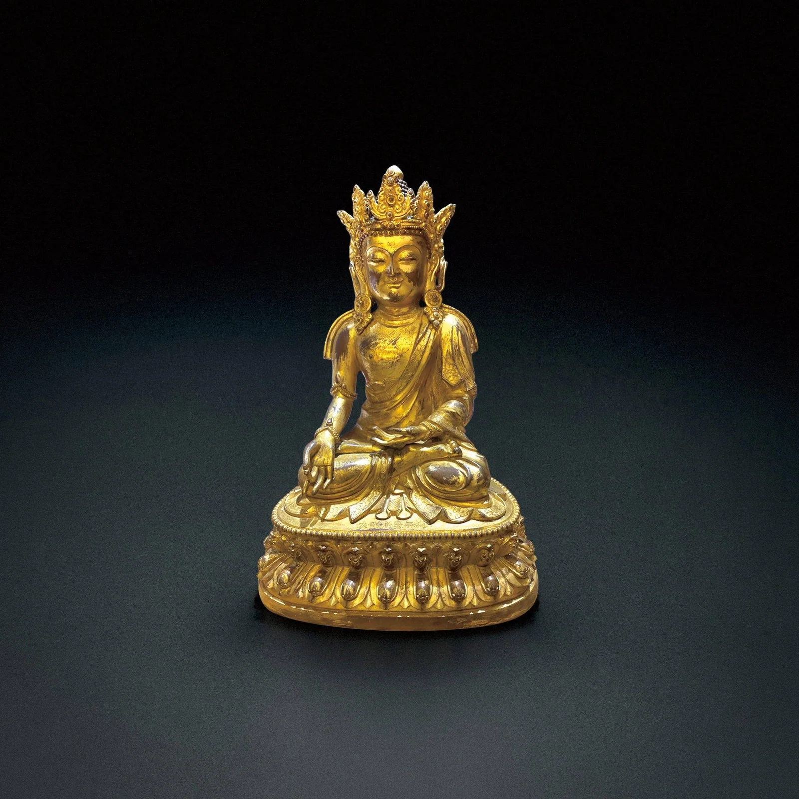 Gilt-Bronze Figure of Amitayus
