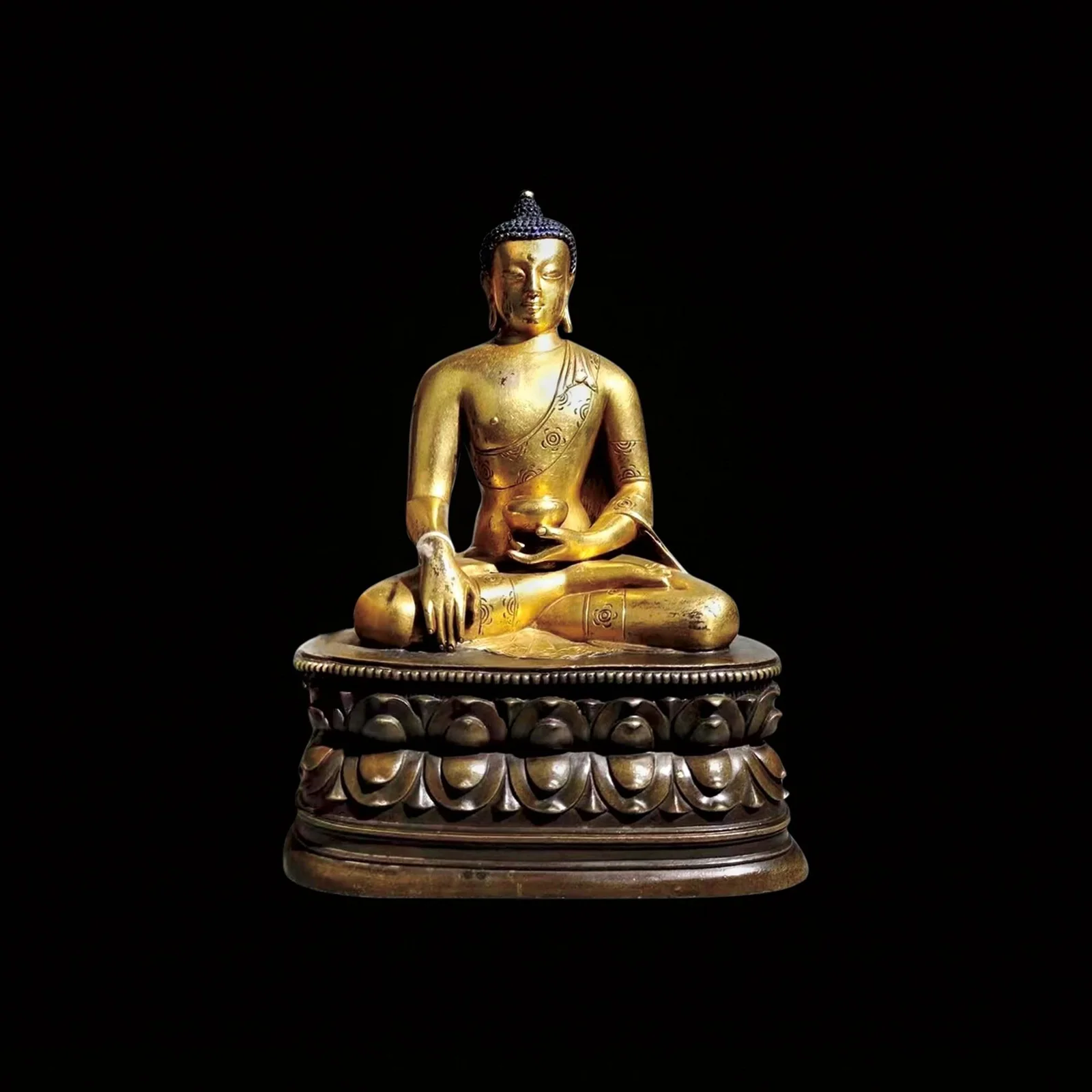 Gilt-Bronze Medicine Buddha